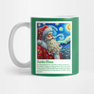 Santa Claus in starry night Mug